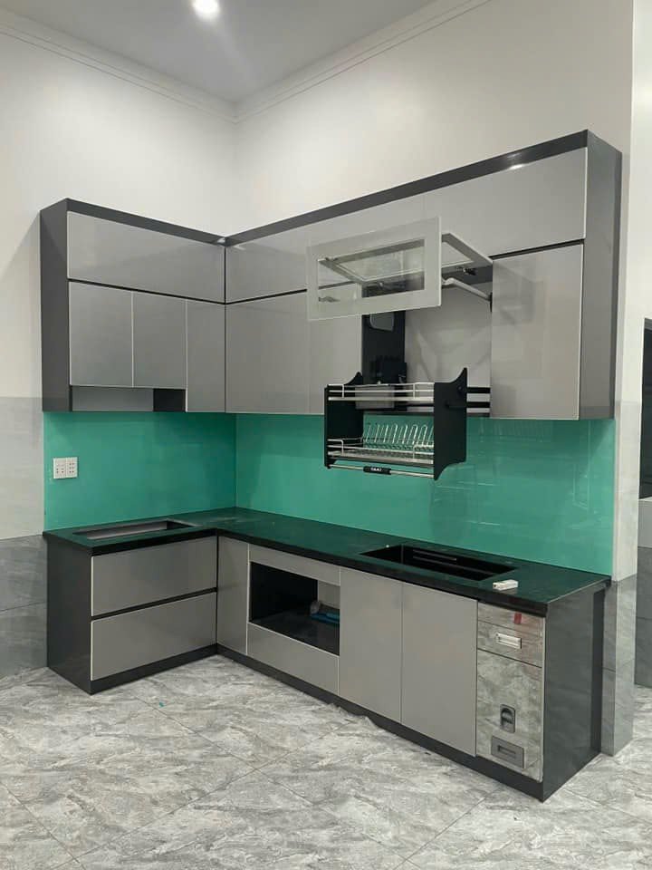Hoàn Thiện Dự Án Tủ Nhựa Bếp Hiện Đại – Không Gian Gọn Gàng & Tinh Tế 1